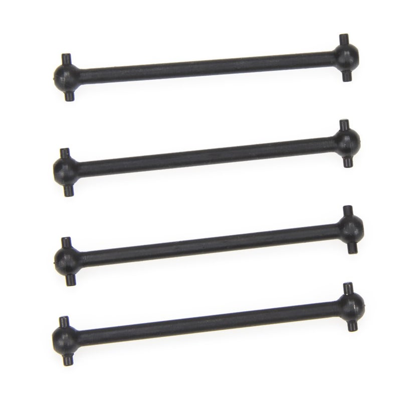 COJOYS Dogbone Universal Drive Joint Cup Shaft 61mm Steel Silver Iron Black for RC Hobby Model Car HPI HSP,COJOYS,4PCS (Black) - Image 2